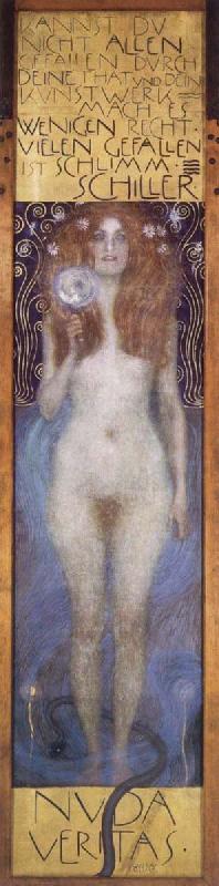 Gustav Klimt Nuda Veritas oil painting image